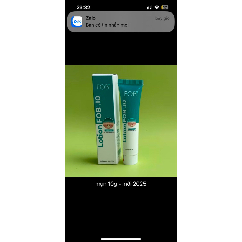 KEM CHẤM MỤN LOTION FOB.10 10g