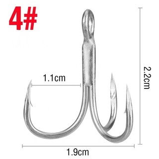 Lưỡi câu 3 tiêu bkk (combo 5 lưỡi)