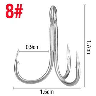 Lưỡi câu 3 tiêu bkk (combo 5 lưỡi)