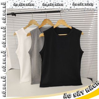 Áo sát nách 4THOME chất cotton thoáng mát thoải mái