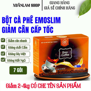 (CHE TÊN + TẶNG QUÀ) Detox Giảm Cân Emo Coffee Thơm Ngon - Giảm Mỡ Bụng/ Giảm Cân Cấp Tốc Sau 7 Ngày