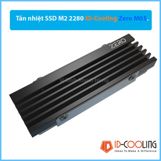 Tản nhiệt SSD M2 2280 ID-Cooling Zero M05, mỏng 6mm, hỗ trợ gắn máy PS5.