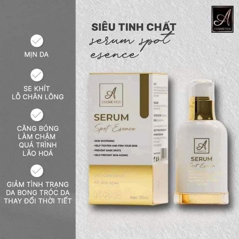 [ MẪU MỚI ] Serum Dưỡng Da Spot Esence A Cosmetics 30ml