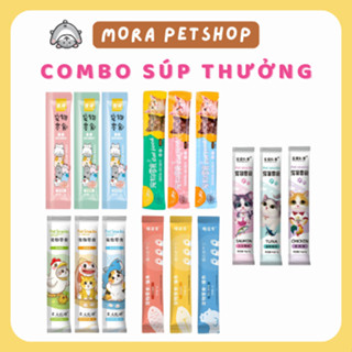[COMBO 20-50-100] Súp thưởng Shizuka, Liebao Catfood, Pet Snacks, Xishibao cho mèo thơm ngon dinh dưỡng