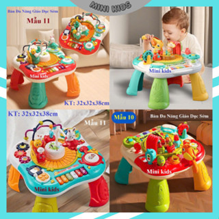 Đồ Chơi đa chức năng, Bàn Đa Năng có Nhạc cho bé tha hồ khám phá, Bảng bận rộn rèn luyện tay và mắt, quà tặng cho bé