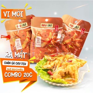  COMBO 20 Chân Gà Rút Xương Anna Lala Thơm Ngon Giai Giòn Sần Sật AnnaLala Food Ăn Vặt 