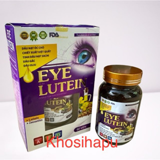 60 Viên uống sáng mắt bổ mắt EYE RUBY Lutein Omekid Tobe DHA Zeaxanthin chứa OMEGA 3 6 9 Dầu Gấc dầu óc chó