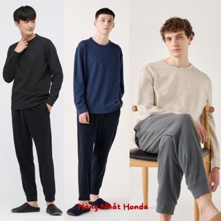 [Auth UniqIo] Bộ Quần Áo Lông Cừu Giữ Ấm Co Dãn Nam - Tag Nhật