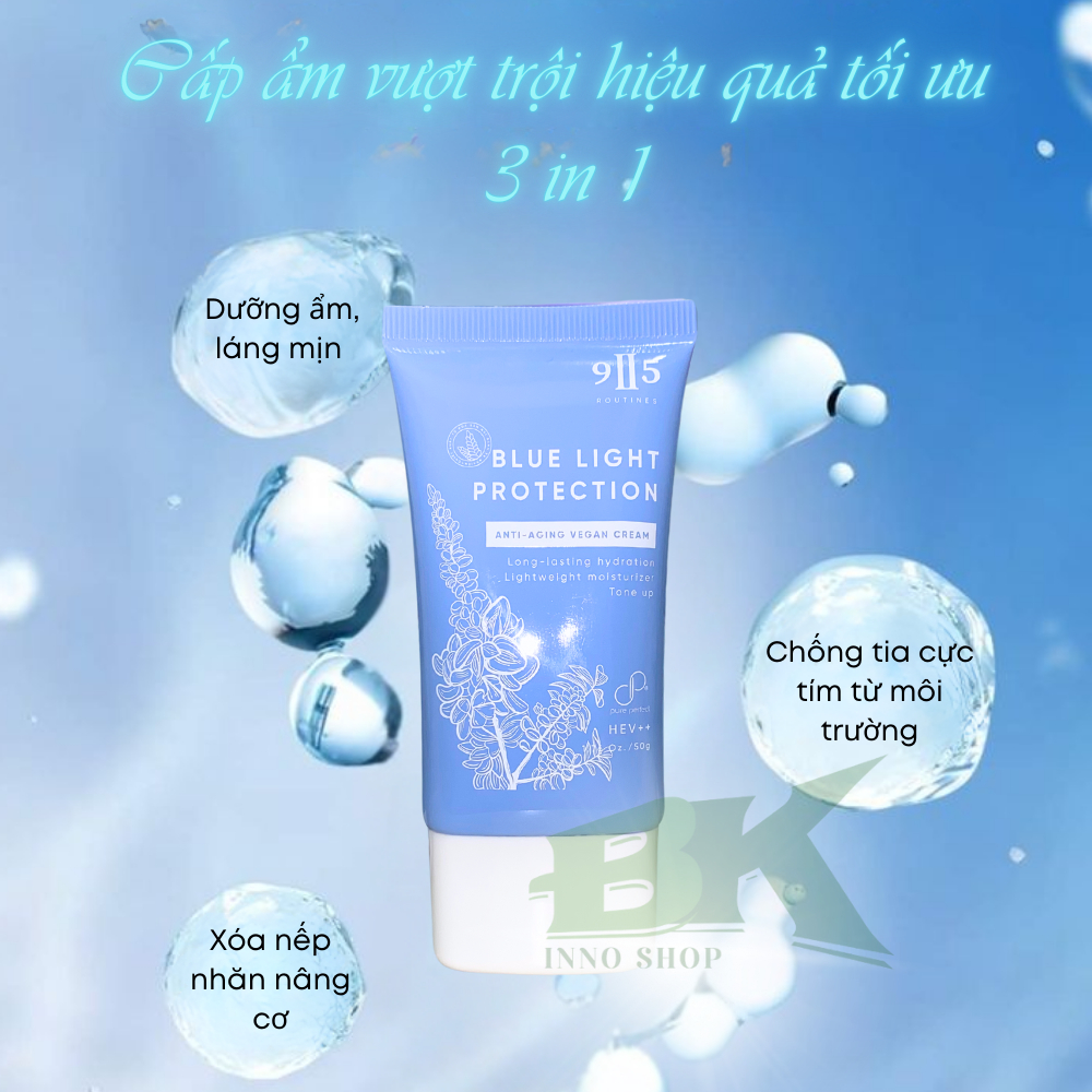 Kem Chống Lão Hóa Nâng Cơ, Làm Dịu Da Mặt Nano Care Chống Ánh Sáng Xanh, Bảo Vệ Khỏi Các Tác Nhân Môi Trường | BK INNO