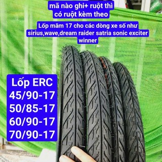 Lốp độ mâm 17 size 70 60 50 45 cho xe sirius , wawe , dream , lốp 40 50 bánh nhỏ 50 60 kèm ruột cặp lốp 60 70