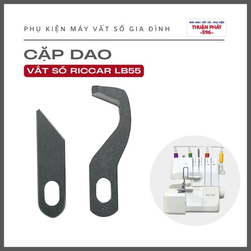 Cặp Dao Vắt Sổ Riccar LB55 Chính Hãng