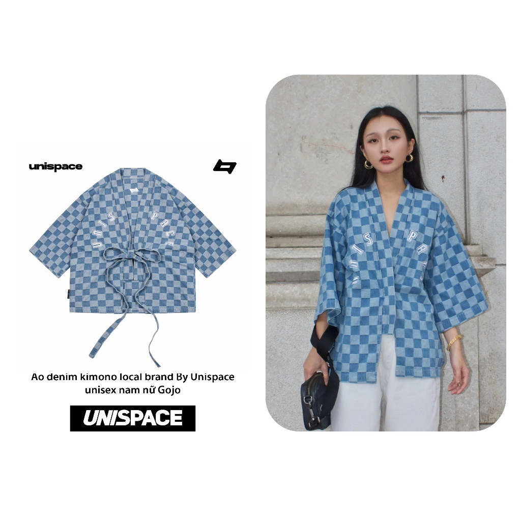 Áo kimono chất denim local brand By Unispace unisex nam nữ Gojo