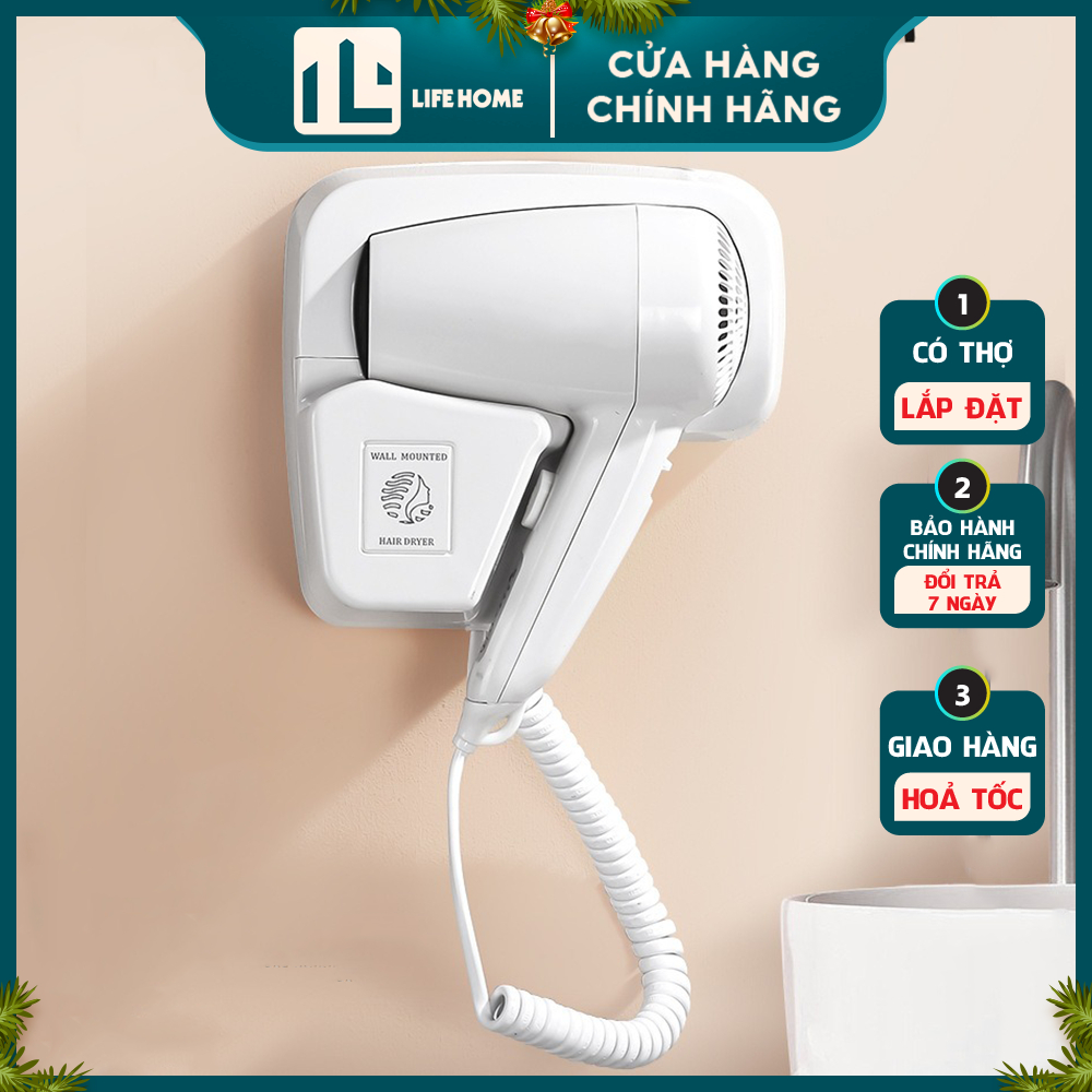 Máy Sấy Tóc Cầm Tay Treo Tường LIFE HOME Cao Cấp LH-PKT1016