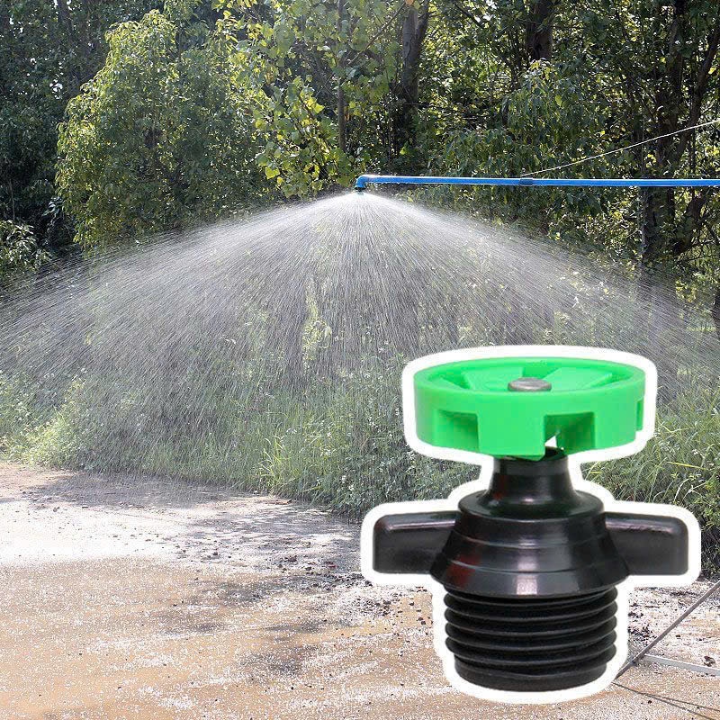 Béc phun mua béc tưới cây, béc xoay 360 độ ren 21mm đầu xoay có rãnh nước giúp phun xa đều