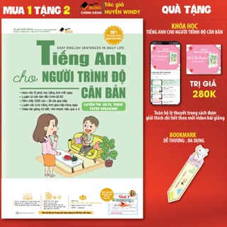 Sách - Tiếng Anh Cho Người Trình Độ Căn Bản - Tặng Khoá Học Hitbooks