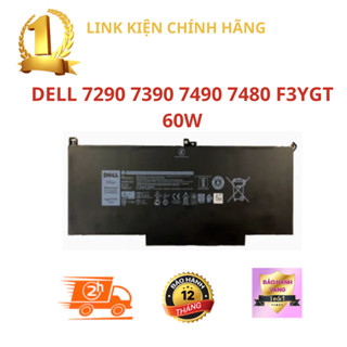 Pin zin F3YGT Laptop Dell Latitude E7280 E7290 E7380 E7390 E7480 E7490, sạc dell 7280 7290 7480 7490