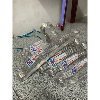 50 móc nhôm người lớn size vừa, móc mỏng dài 37cm dùng phơi đồ mỏng