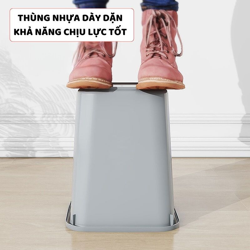 Thùng Đựng Rác Nắp Lật ENODA HOME, Thùng Rác Văn Phòng 2 Kích Thước TR031 | BigBuy360 - bigbuy360.vn