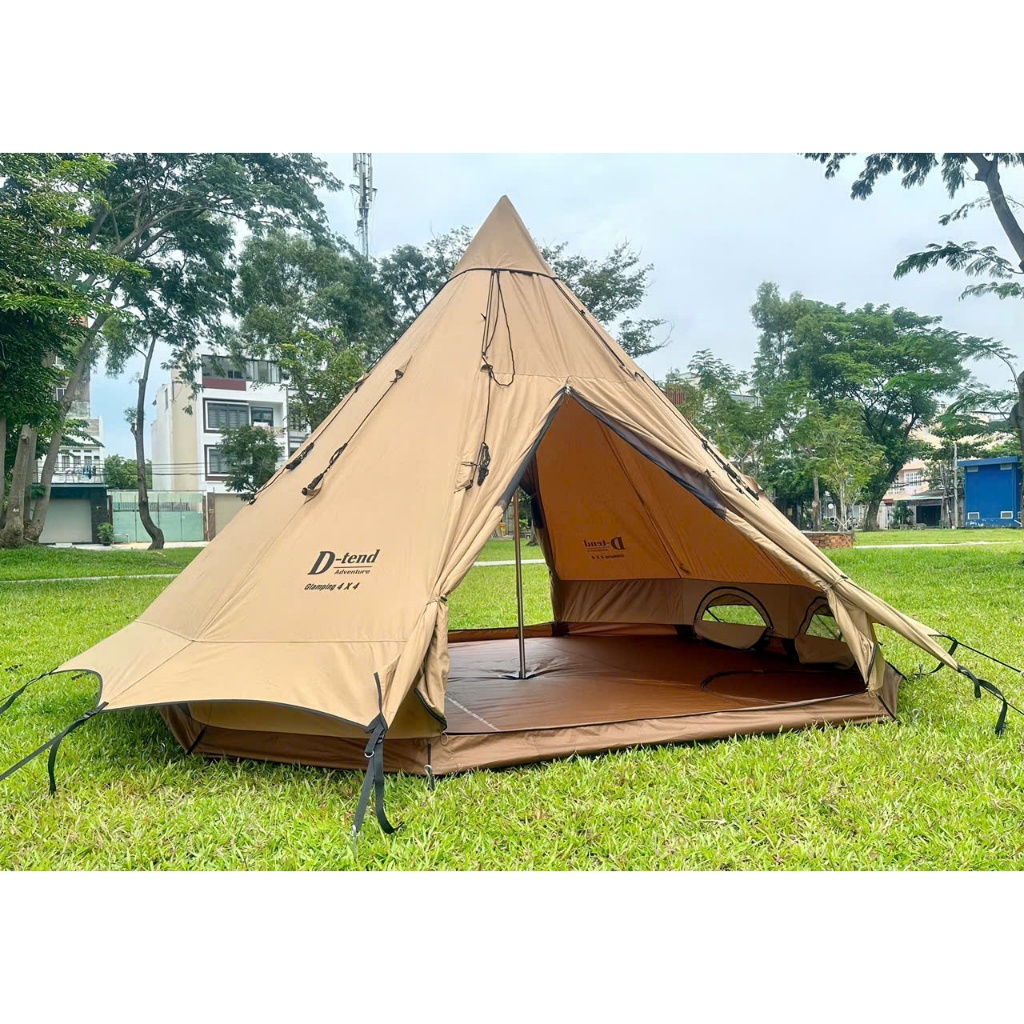 Lều Mông Cổ Glamping 8-12 người (4*4m) D- tend adventure Glamping