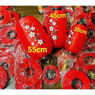 đèn lồng đỏ treo Tết may mắn size 60-80cm