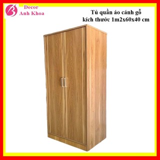 [Giá xưởng] Tủ quần áo decorANHKHOA, gỗ mdf cao 1m6x80x40cm dễ dàng lắp ghép, khoan sẵn lỗ, tủ áo m6