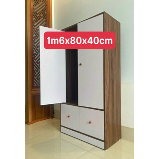 [Giá xưởng] Tủ quần áo decorANHKHOA, gỗ mdf cao 1m6x80x40cm dễ dàng lắp ghép, khoan sẵn lỗ, tủ áo m6