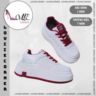 LOVIIECORNER - GIÀY THỂ THAO NỮ THANH LỊCH - BATA THỂ THAO ĐẾ ĐỘN 5 PHÂN VIỀN CHỈ MÀU PHỐI THANH LỊCH - B241206