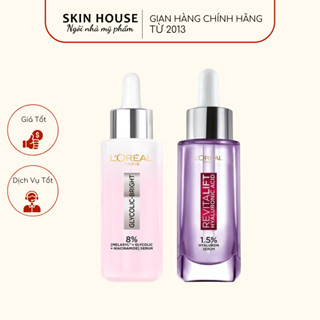 Tinh Chất Loreal Hyaluronic Acid Cấp Ẩm/Glycolic - Bright 30ml