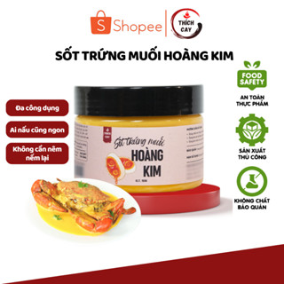 Sốt Trứng Muối hoàng kim Thích Cay 150g đa dụng cho các món ốc, hải sản, mì ý