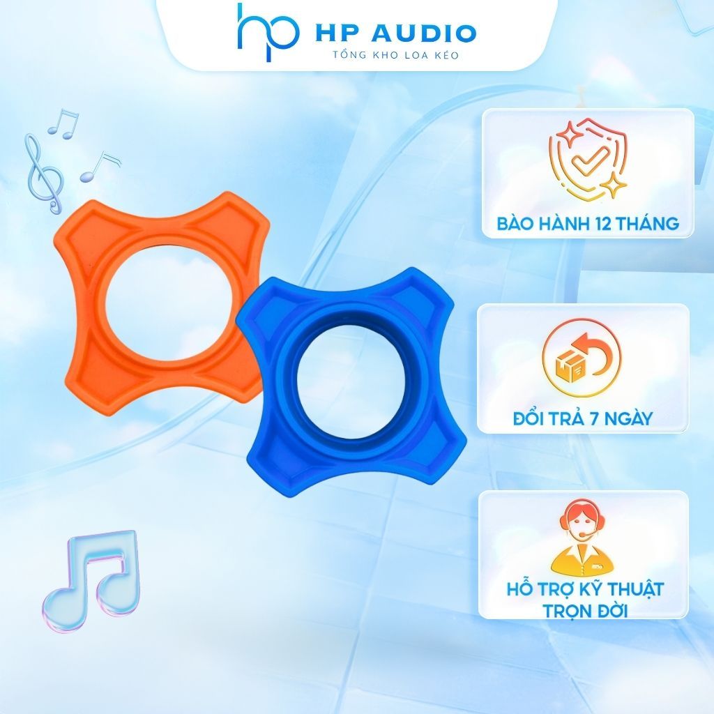 Chống lăn micro karaoke, chất liệu nhựa dẻo, bảo vệ micro khỏi tai nạn