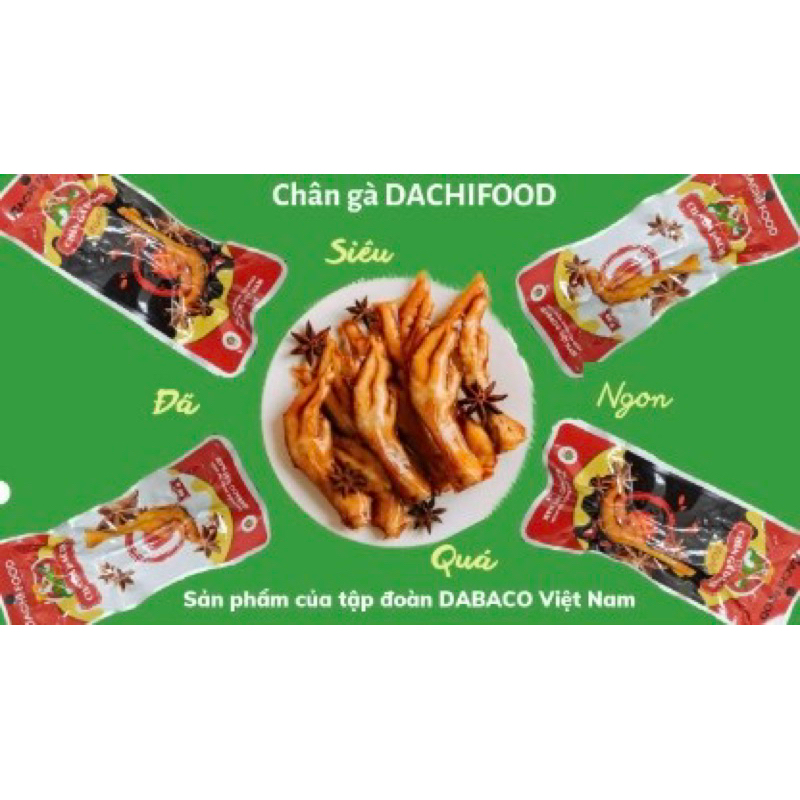 Chân gà ăn liền DACHIFOOD - chính hãng DABACO