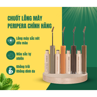 Mascara Lông Mày Peripera Speedy Skinny Brown Đổi Màu Lông Tự Nhiên Lâu Trôi Bền Màu, Không Bết Dính