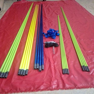 Combo 4 nan cacbon xanh tặng bas, dây, tio làm diều 1m5 đến 2m8