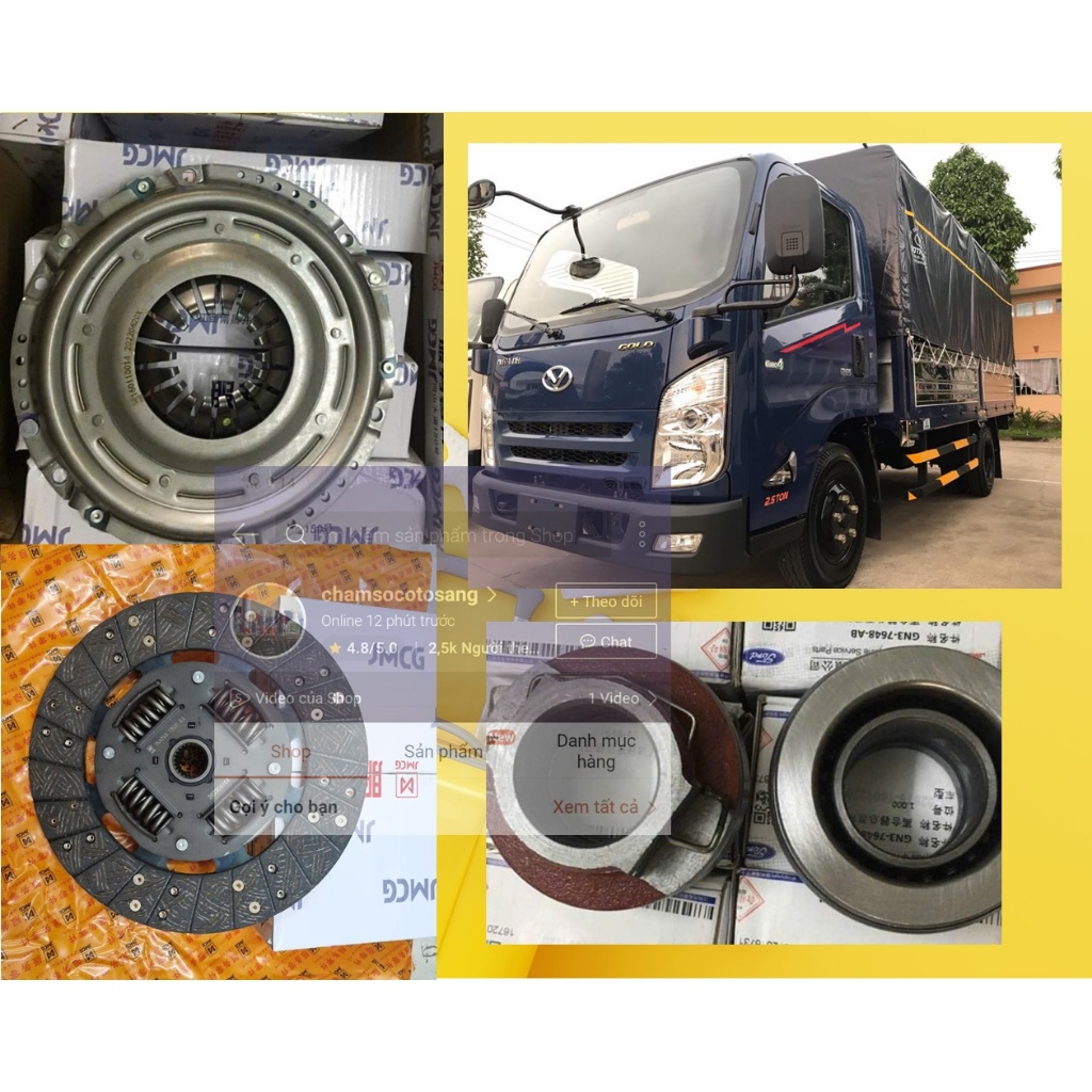 Bộ côn xe Đô Thành IZ65, IZ 68, IZ49, IZ250 hàng tốt