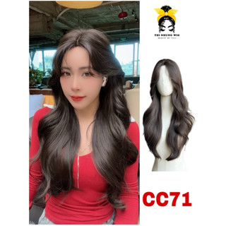 Tóc Giả Nữ Nguyên Đầu 2 Mái Hàn Quốc, Tóc Giả THINHUNGWIG Tóc Bộ Nữ Mái Thưa Sợi Tơ Hàn Cao Cấp Mềm (kèm lưới đội) CC71