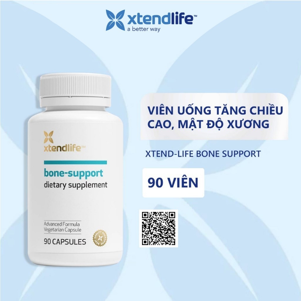 Viên canxi hữu cơ bổ xương Xtend-Life Bone Support 90 viên