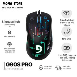 Chuột Dây Gaming Fuhlen G09S Pro – DPI 8000, Thiết Kế Ergonomic, Led RGB, Macro,Độ Bền Cao, BH 12T.