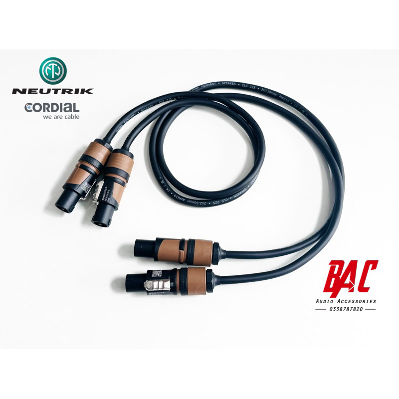 Dây Link loa sân khấu chính hãng CORDIAL Germany - Speakon NEUTRIK