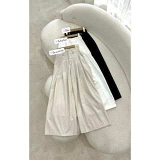 Quần Suông Linen Xếp Li Dài 101-104cm - Hình shop chụp [Một Mẩu House]