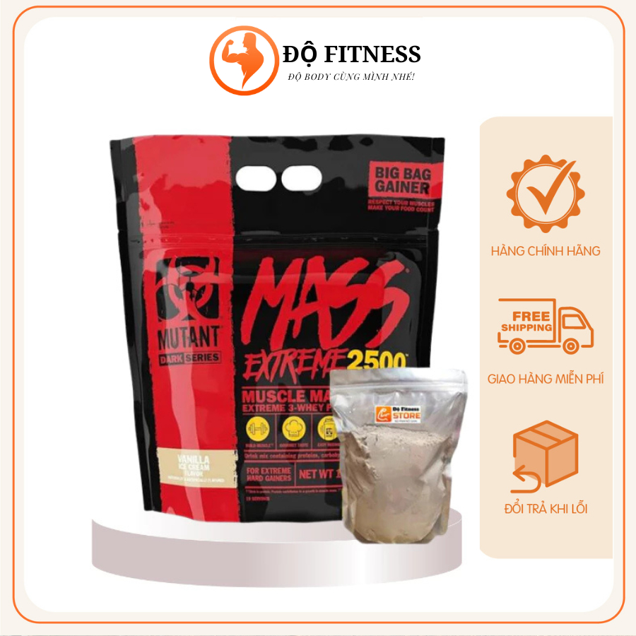 Mutant Mass Extreme 2500 muscle mass - thực phẩm chức năng hỗ trợ tăng cơ