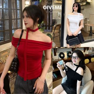 [MẮC 10 KIỂU] Áo Trễ Vai Nữ KÈM DÂY Cộc Tay Thun Cotton Mềm Mịn Justdun Z24 Giveme.clothing_saigon