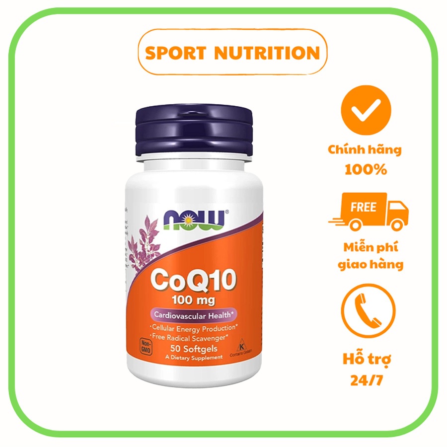 NOW CoQ10 | Coenzyme Q10 100mg