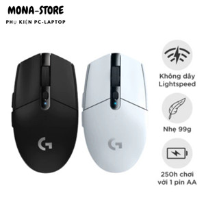 Chuột Gaming Không Dây Logitech G304 (OEM)– Lightspeed 12.000 DPI, Wireless 6 Nút, Pin 250h, BH 12T.