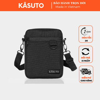 Túi Đeo Chéo Nam Nữ KASUTO Grand Vải Canvas Thời Trang Unisex Chống thấm nước Phong Cách Hàn Quốc