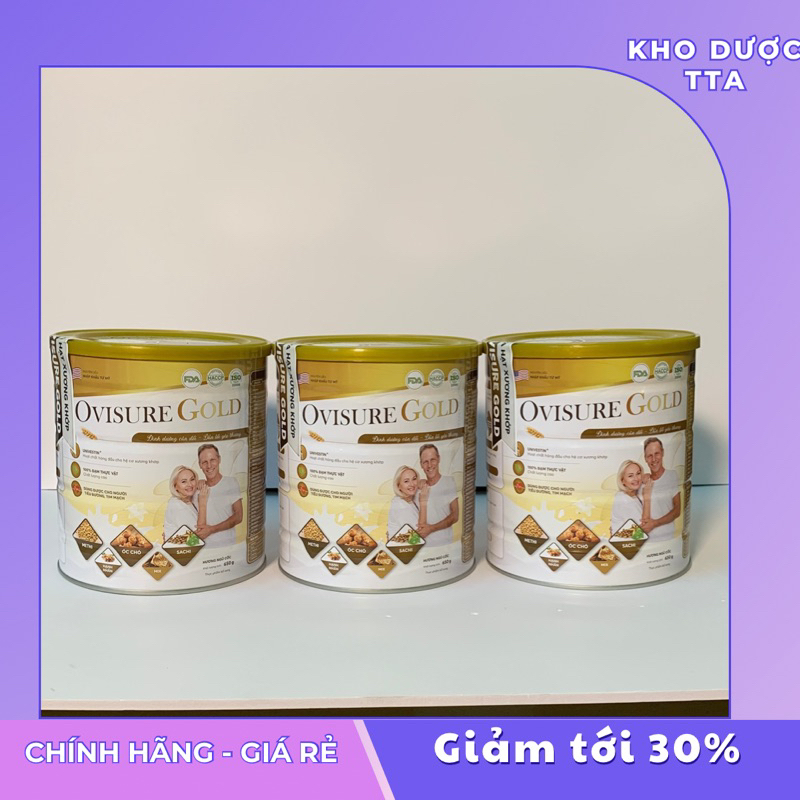 Combo 3 Hộp SỮA HẠT XƯƠNG KHỚP OVISURE GOLD 650G