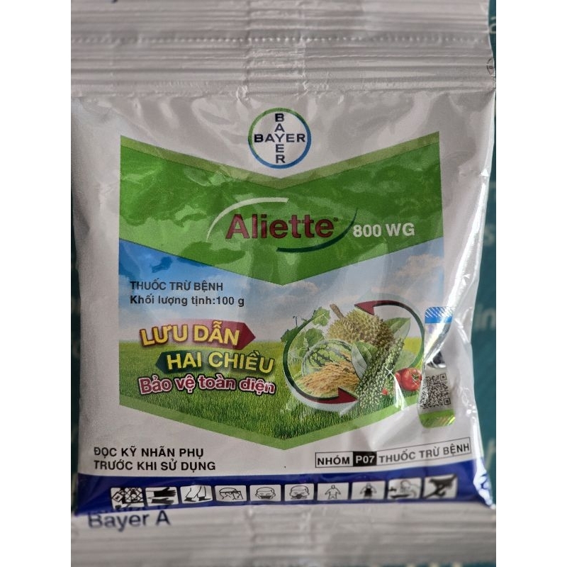 ALIETTE 800WG - 100GR - CHUYÊN NẤM KHUẨN PHỔ RỘNG