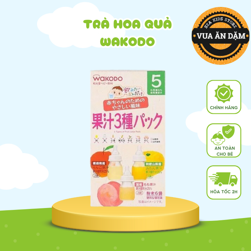 Trà Hoa Quả Wakodo cho bé 5M+