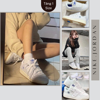 Giày Thể Thao Forum 84 85, Giầy Sneaker Forum Nam Nữ Màu Trắng Đế Cao 3cm Full Box Bill (CÓ HỖ TRỢ ĐỔI SIZE) || Trắng
