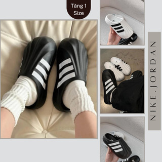  Sục Adidas Adifom_Superstar_Mule Sục Đạp Gót Đúc Nguyên Khối Adifom 3 Sọc Full Box  TĂNG 1 SIZE  