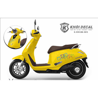 Tem xe điện EVO decal cao cấp